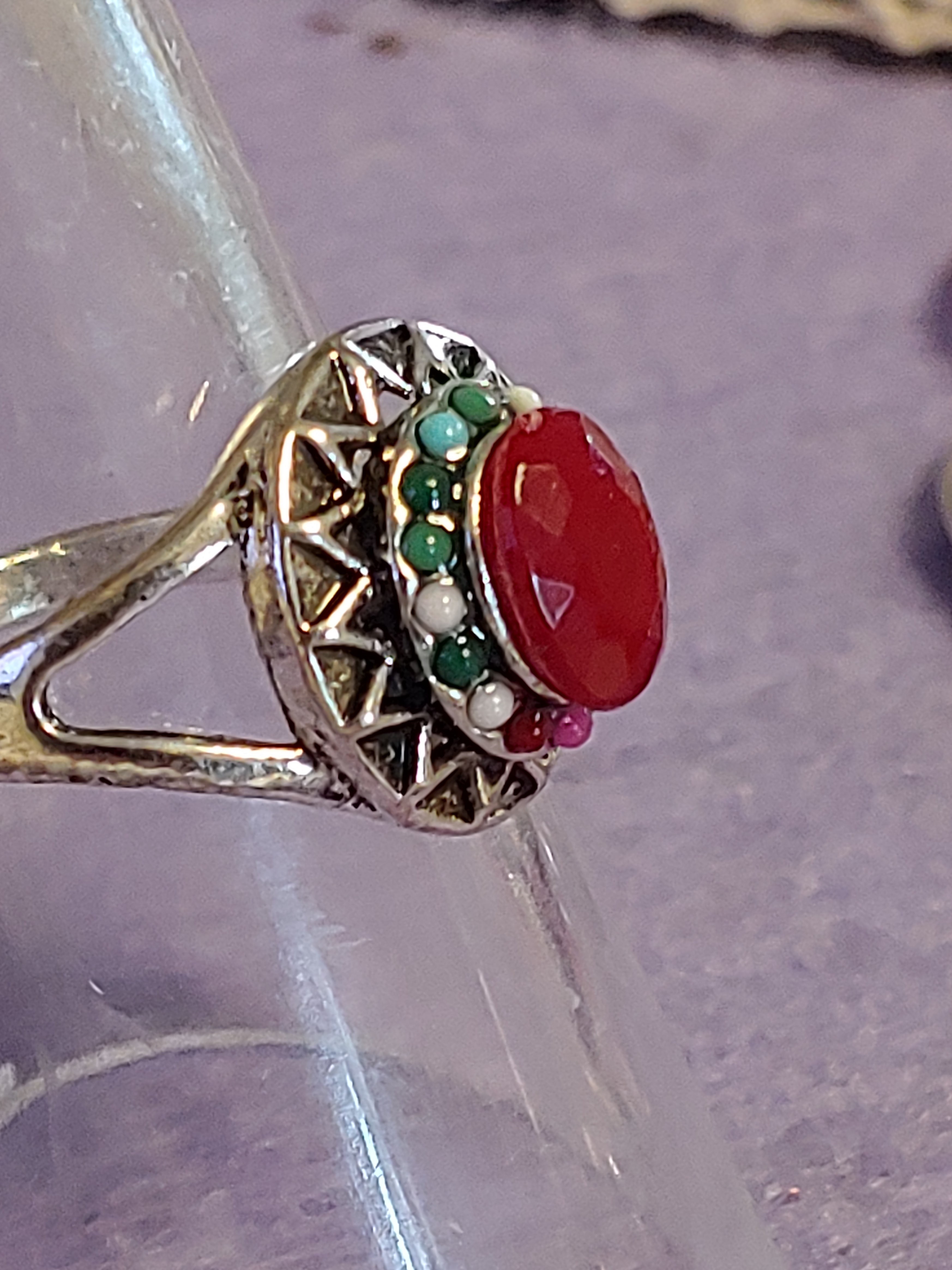 COSTUME RINGS SIZE 8